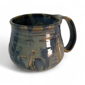 Muskoka Bay Pottery Friendship Mug Muskoka Green