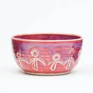 Small Friendship Bowl Dusty Rose