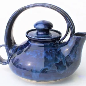 Teapot Large Summer Blue