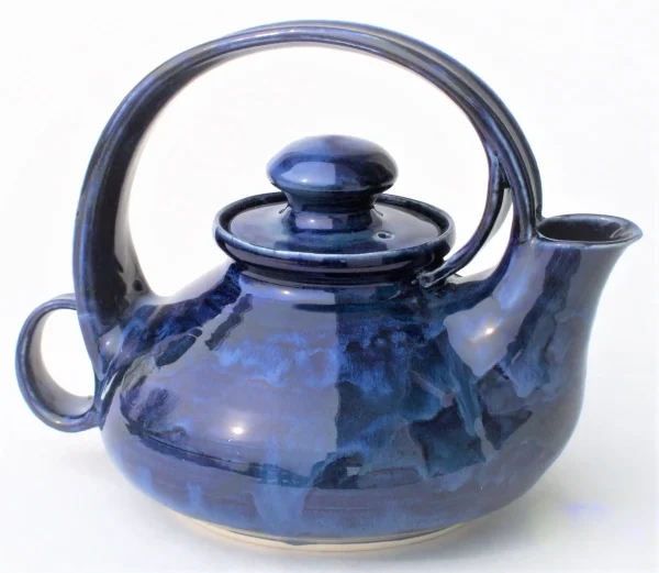 Teapot Large Summer Blue