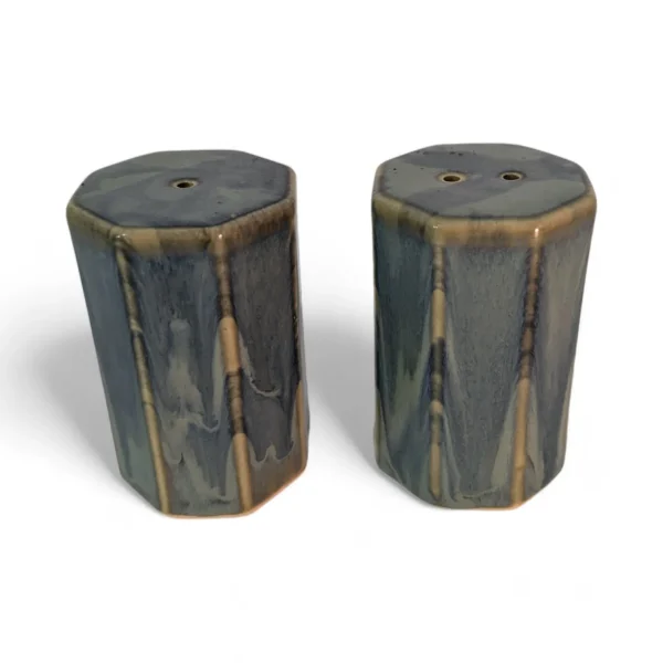 Muskoka Bay Pottery Salt & Pepper Shakers Muskoka Green