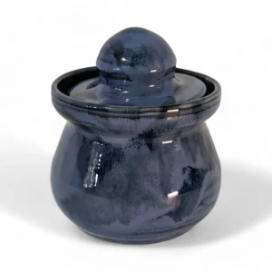 Muskoka Bay Pottery Sugar Container Summer Blue